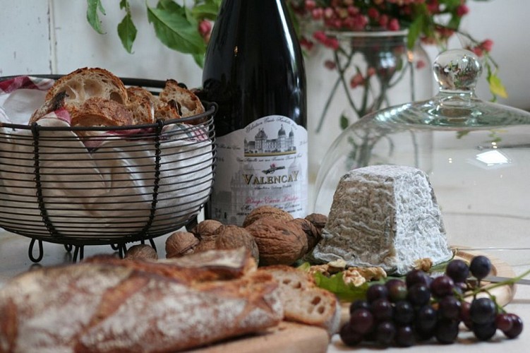 Fromage et vin de Valençay