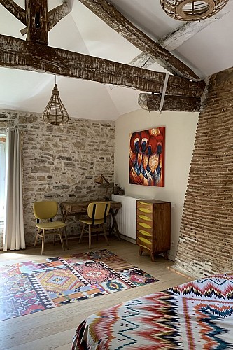 Caverie de Peyroux - chambre rouge 2