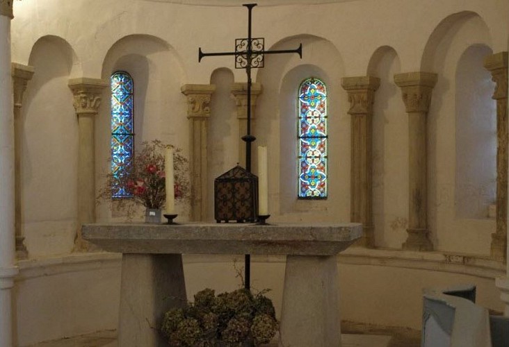 le-choeur-de-l'église de Péronne