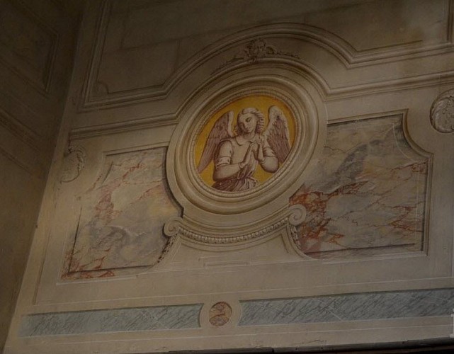 Décor baroque en trompe l'oeil