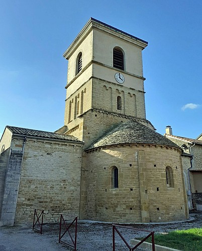 Chardonnay - Eglise Saint-Rémy - Le chevet