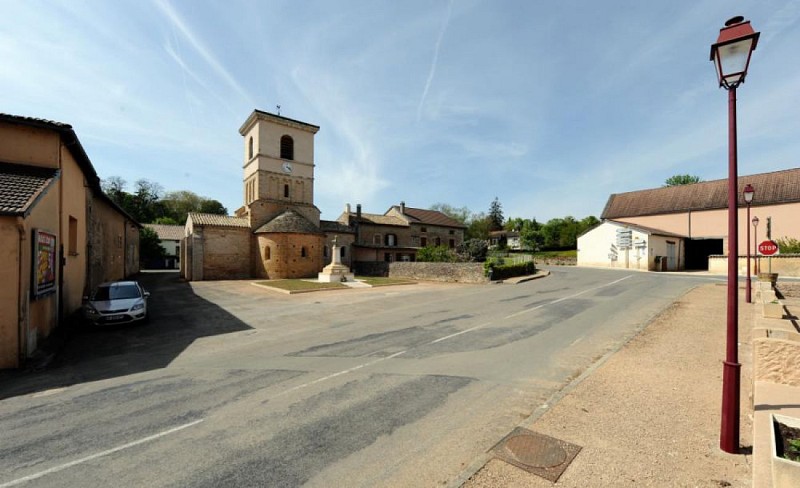 Chardonnay chevet de l'église