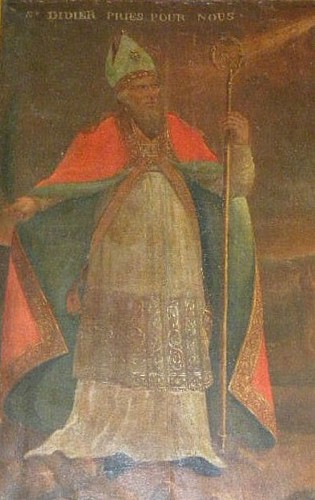 Tableau de saint Didier de Langres église de Montbellet
