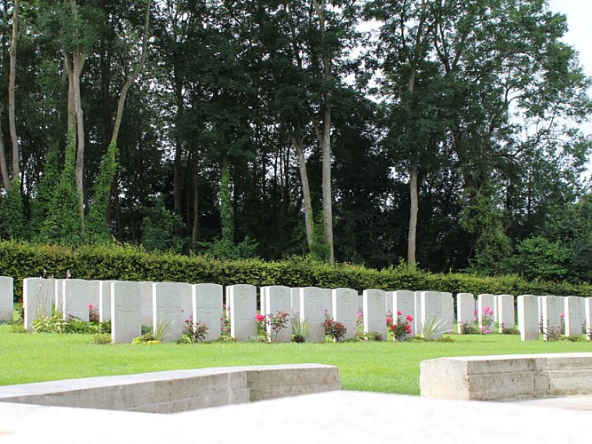Military Cemetery in Tourgeville