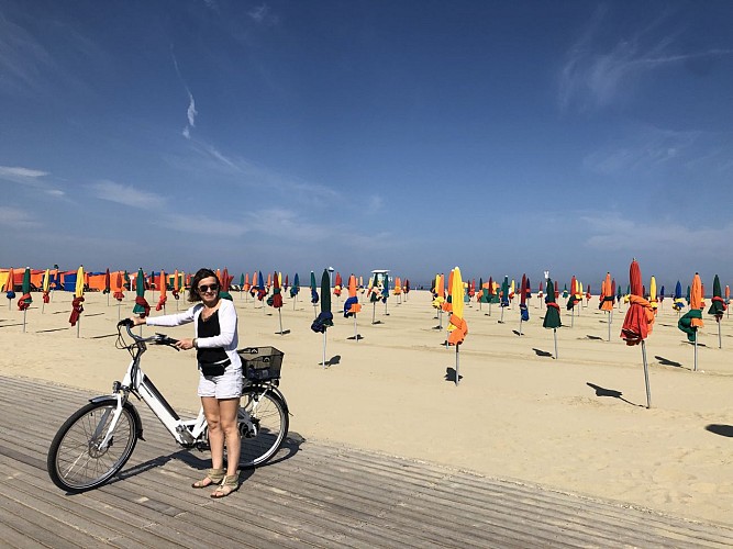 Do not ride on Deauville's Planches at the beach