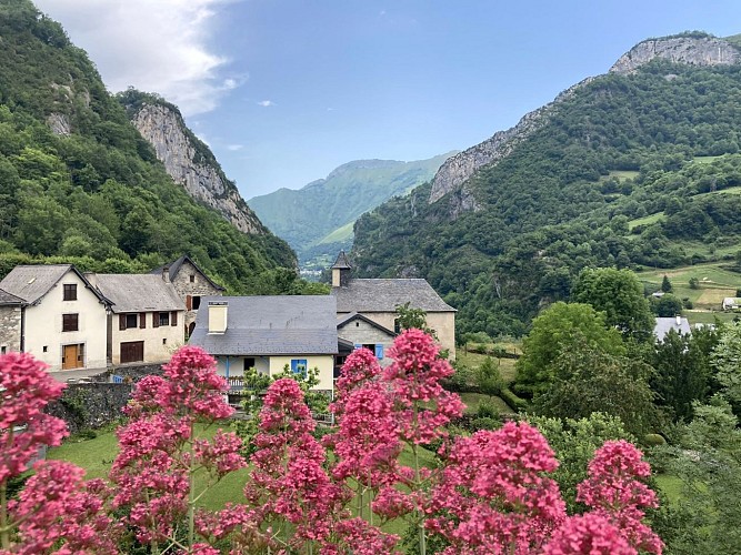 Parcours Tèrra Aventura en vallée d'Aspe, entre Borce et Etsaut
