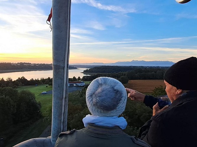 Eslourenties vol montgolfière