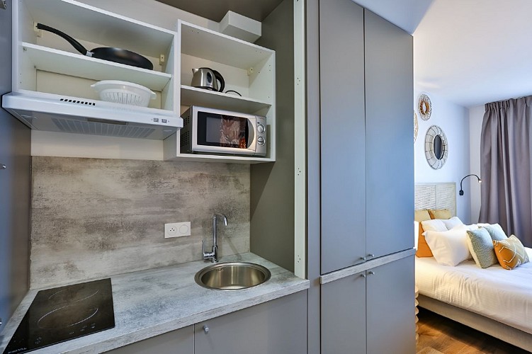 Chambre côté cour 3 - Option cuisine