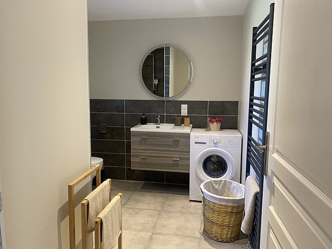 Salle de douche gite Le Petit Lotis