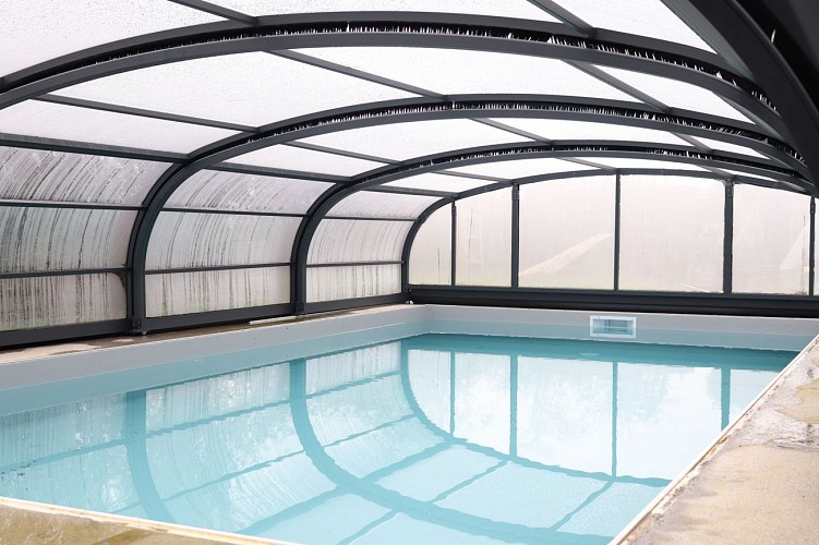 Le Chalet de Fred - Saint-Ouen-de- Mimbré - piscine