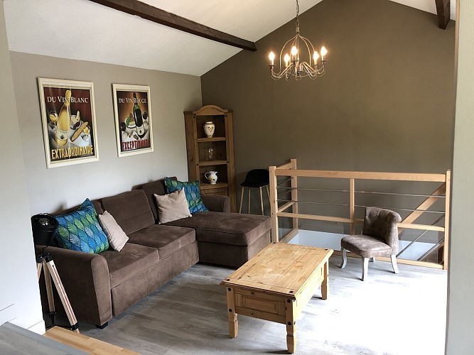 Gîte Les Vallées de Saint-Léo - Saint-Léonard-des-Bois - salon