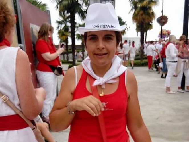 Greeter course landaise Severine-Lamaison