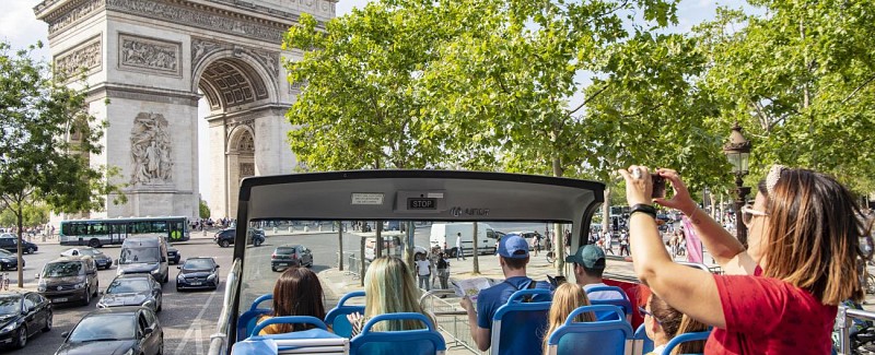 Tour de Paris en bus panoramique - Circuit express 2h