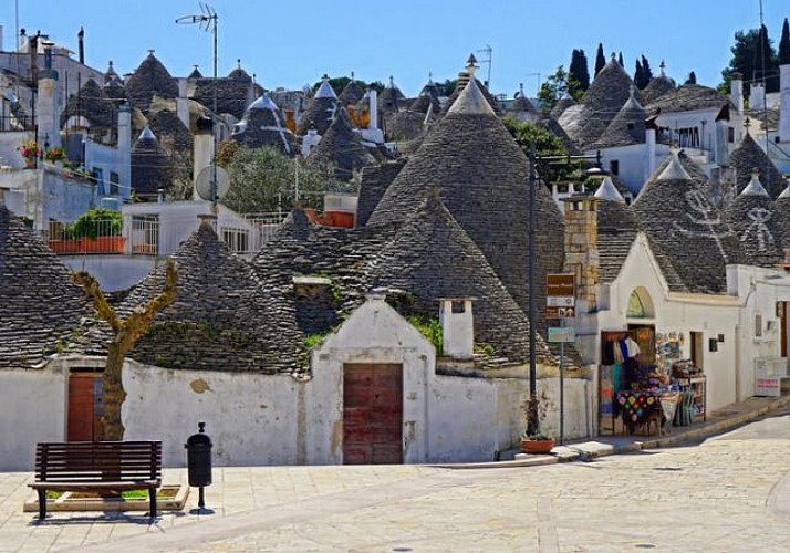 Visite guidée privée d'Alberobello et dégustation de fromages locaux - En français