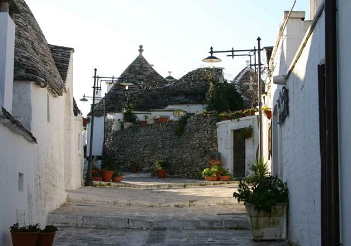 Visite guidée privée d'Alberobello et dégustation de fromages locaux - En français