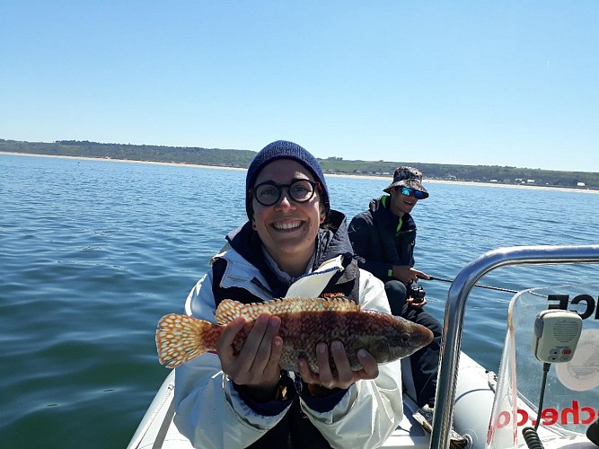 Pêche en mer en bateau