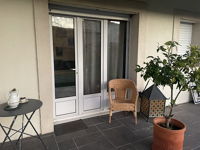 Entrée de la chambre