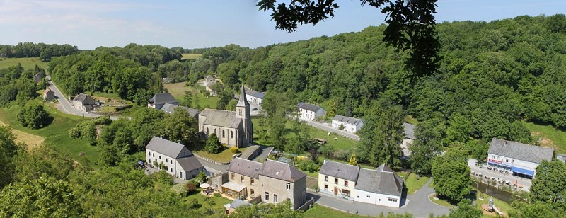 Lompret, eines der schönsten Dörfer der Wallonie in Chimay