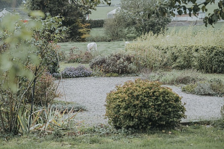 Jardin à La Sautizelle à Fourbechies