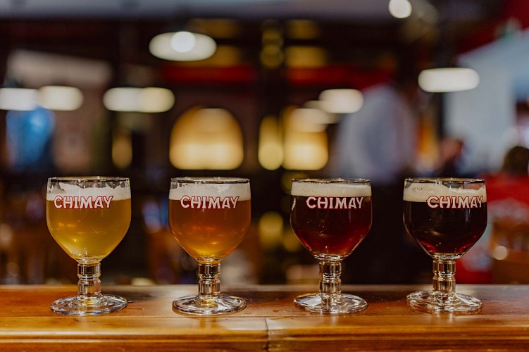 Chimay beer at Auberge of Poteaupré in Chimay