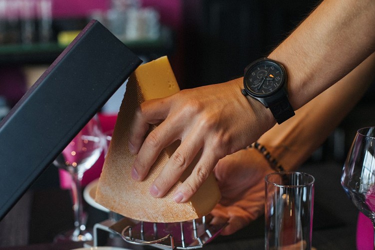 Raclette au restaurant Le Mistral à Philippeville