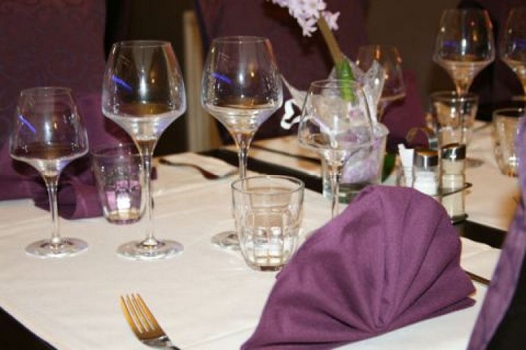 Décorations de table à Pré en Bulles à Merbes-le-Château