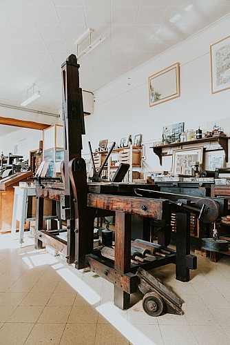 Haus der Druckerei in Thuin