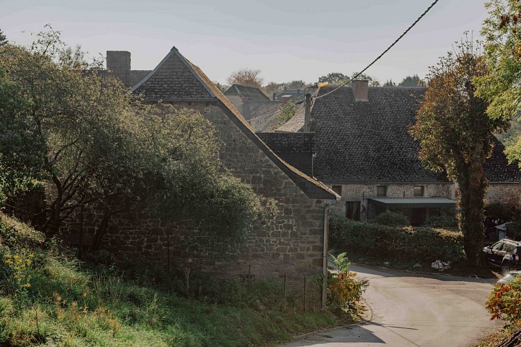 Character houses and street in Beaumont