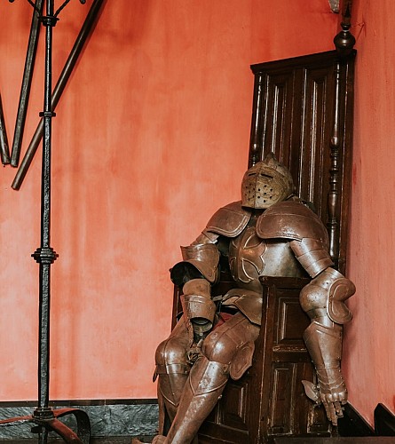 Armure de chevalier au Château de Chimay