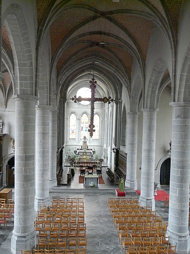 Intérieur de la Collégiale Saints Pierre et Paul à Chimay