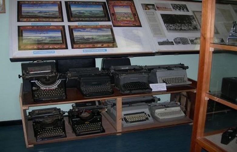 Machines à écrire au Musée Régionale des Amis de Solre à Erquelinnes