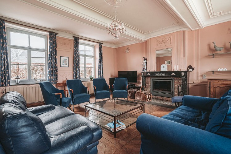 Living room at gîte le Bon Temps