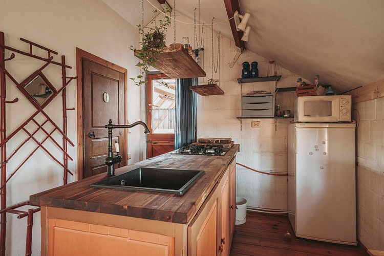 Kitchen at Gîte Marie Groëtte in Sivry-Rance