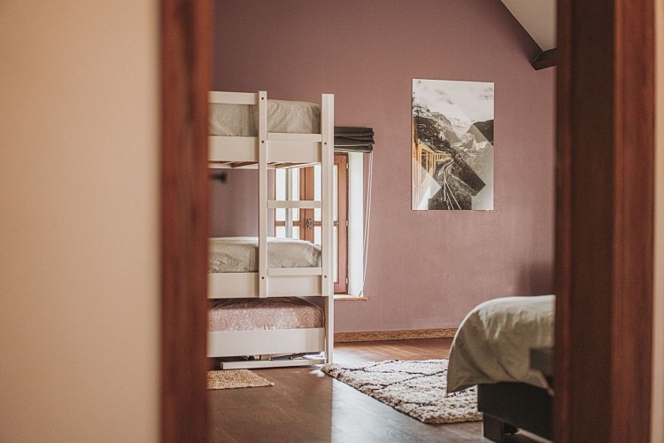Chambre à la Ferme du Château de Soumoy à Cerfontaine