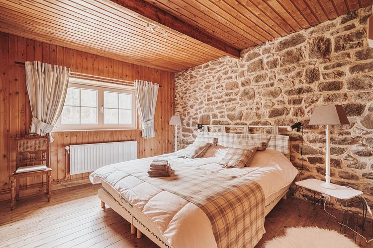 Bedroom at gîte la Mazerine