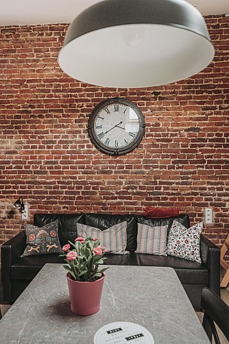 Bedroom of Le Fenil aux Ânes in Walcourt