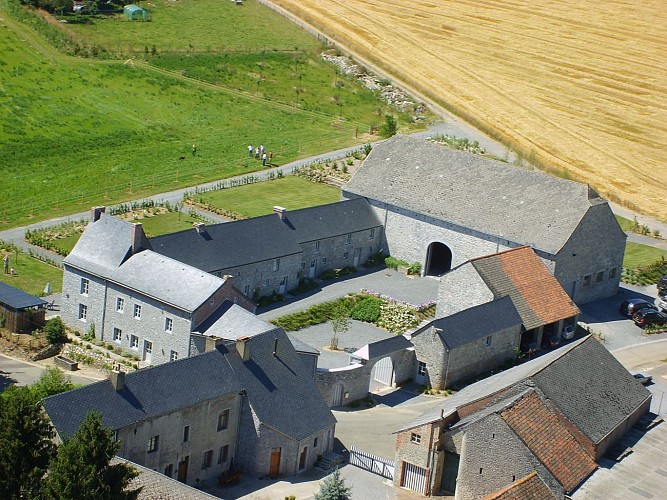 Ferme de Foy vue du ciel