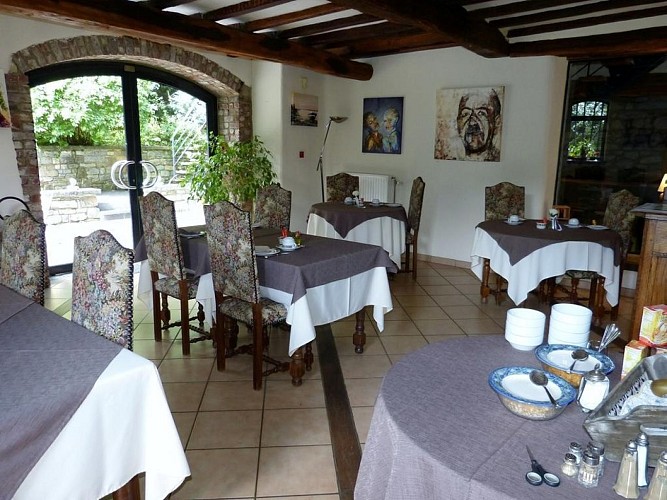 Le Moulin des Ramiers - Salle petits-déjeuners