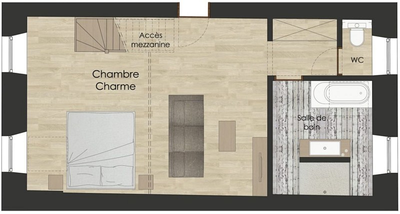 Chante Pierre Chambre Charme Plan
