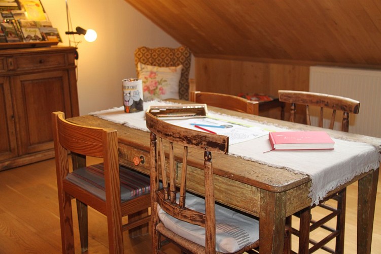 Chambre d'hôtes - Les Prés du Lilot - Salle à manger