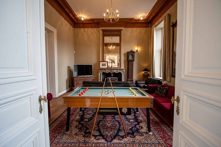 Château de Goyet - Salon billard