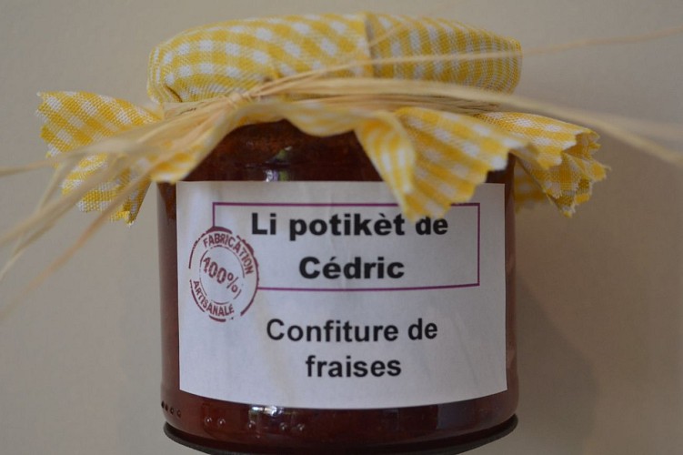 Li potikèt de Cédric - Herstal - confiture fraise