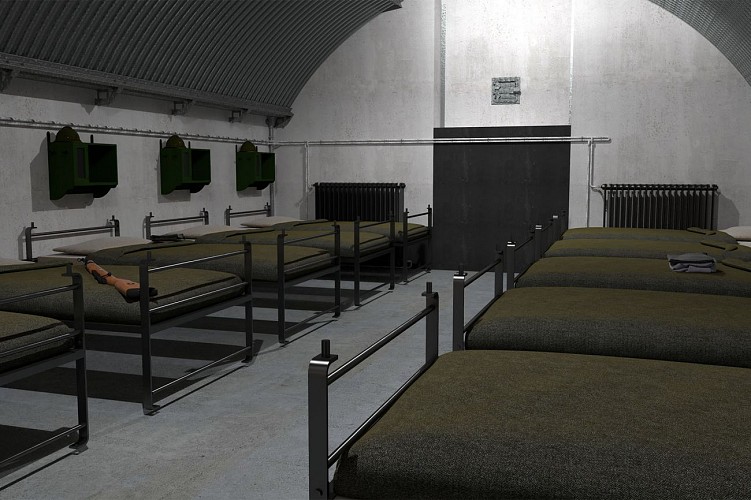 Fort de Flémalle - Local de détente