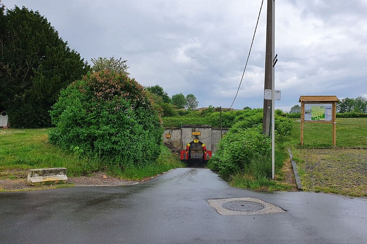 Fort de Flémalle - Vue extérieure - Entrée