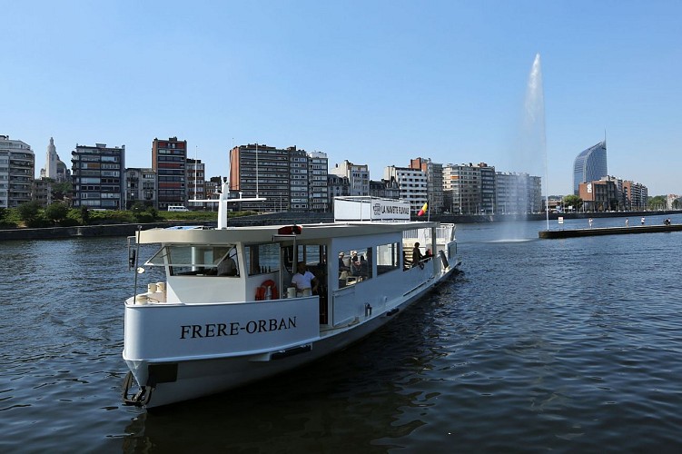 Liège - navette fluviale Frère Orban - en navigation