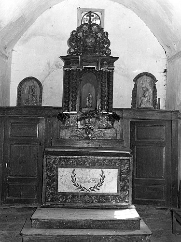 Stoumont - Chapelle Sainte-Anne - autel majeur 1691-1700