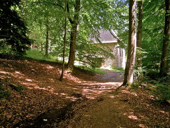Stoumont - Chapelle Sainte-Anne - ancienne route