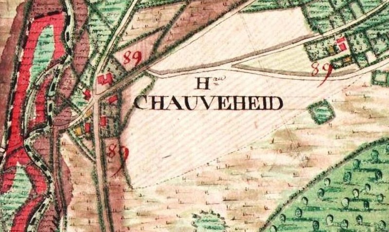 Chapelle Chauveheid - carte Ferraris