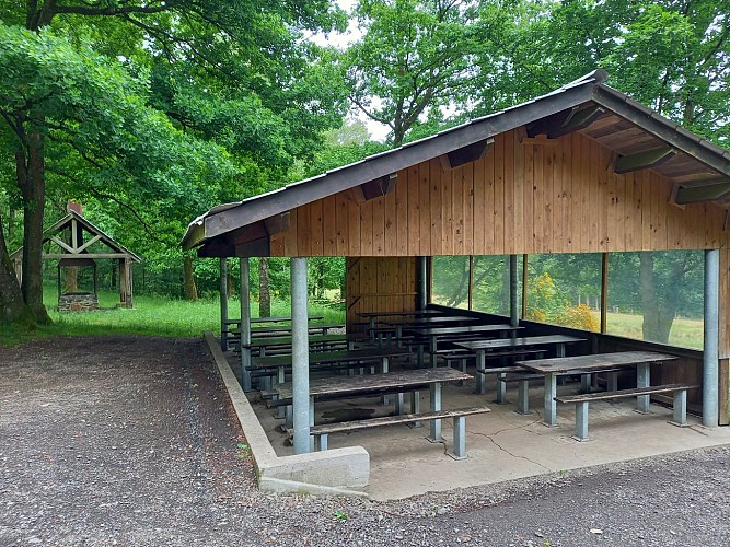 Bbq tables et bancs couvert
