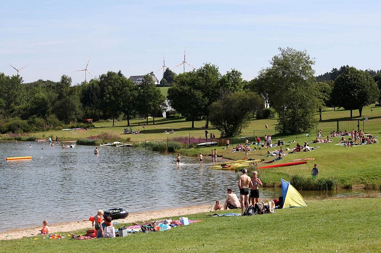 Lac de Butgenbach - Plage